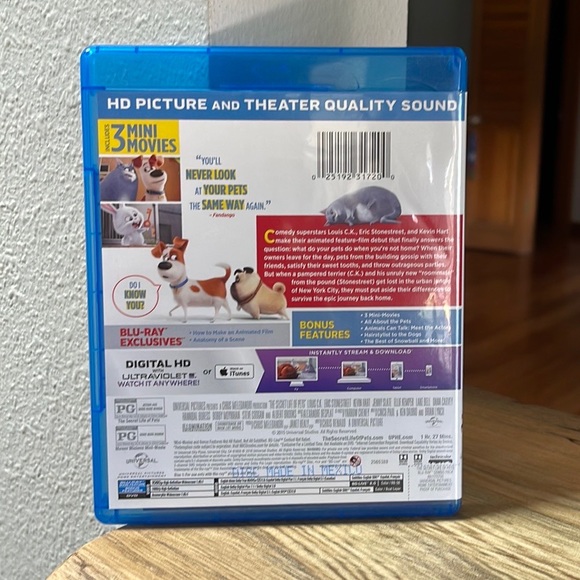 The Secret Life Of Pets & Zootopia Blue Ray DVD’s - Picture 3 of 10